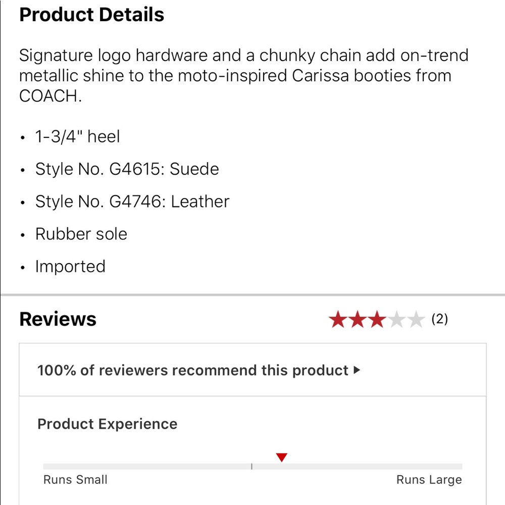 Coach carissa suede ankle chain bootie - Picture 6 of 6